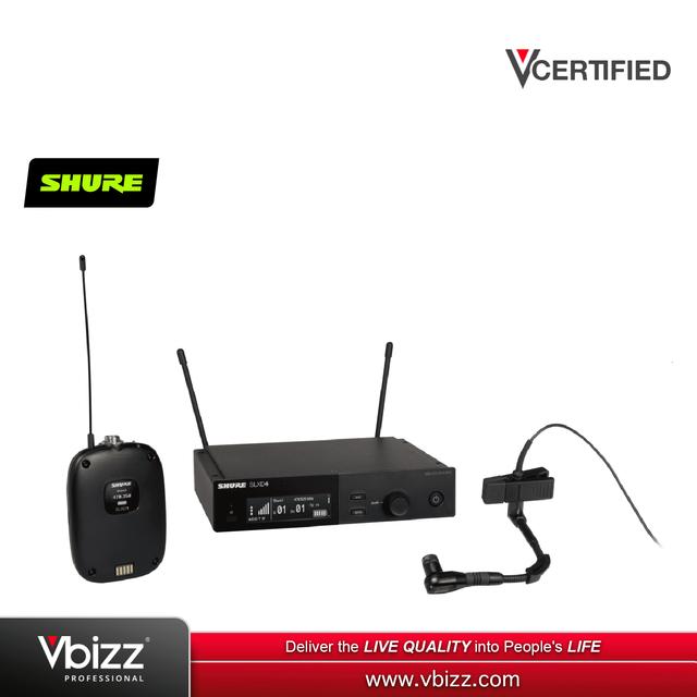 product-image-SHURE SLXD14A/B98 Wireless System with SLXD1 Bodypack Transmitter and Beta 98H/C Miniature Instrument Microphone