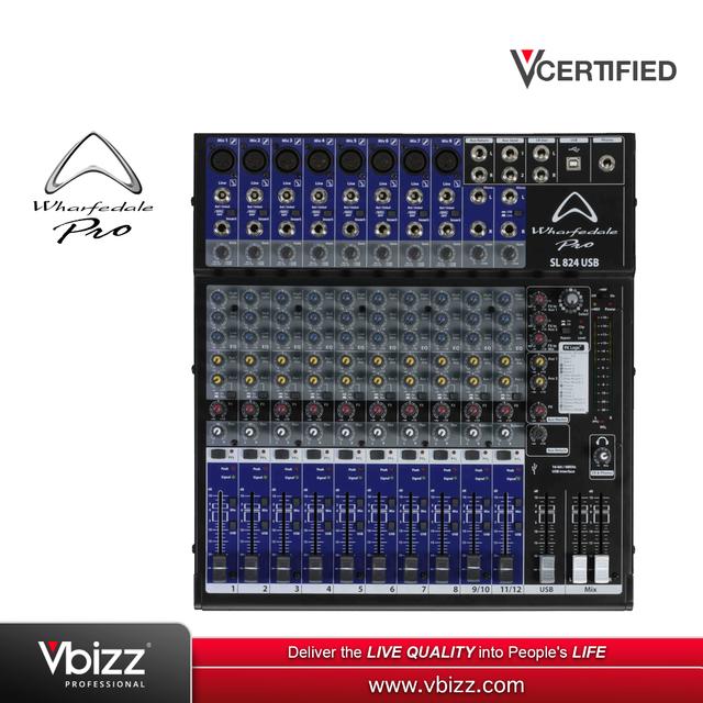 product-image-WHARFEDALE SL824 USB 12 Channels Mixer/ Mixing Console (SL824USB)