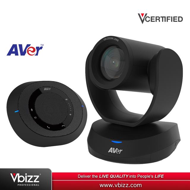 product-image-AVER VC540 4K Conference Camera with Bluetooth® Speakerphone for Medium-to-Large Rooms Video Conference Camera