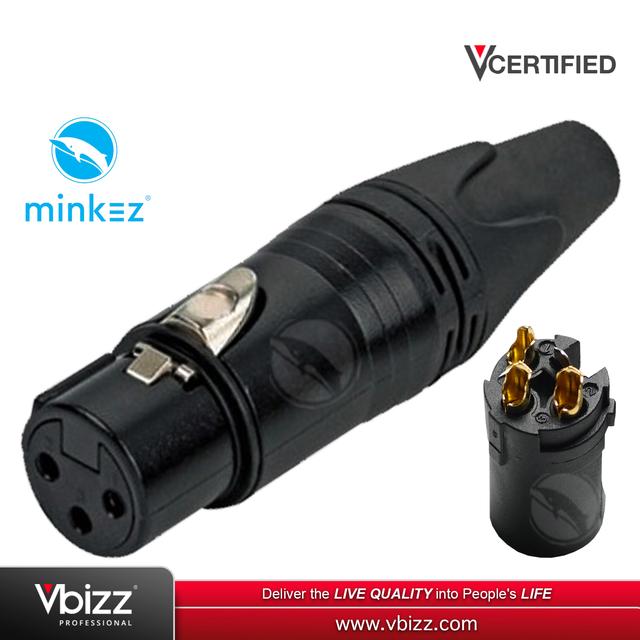 product-image-MINKEZ 3XLRF 3 Pin XLR Female Audio Signal Microphone Connector
