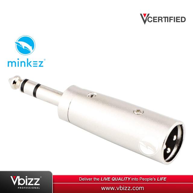 product-image-Minkez XLRM6TRS XLR Male to 6.35MM TRS Male Connector Adapter