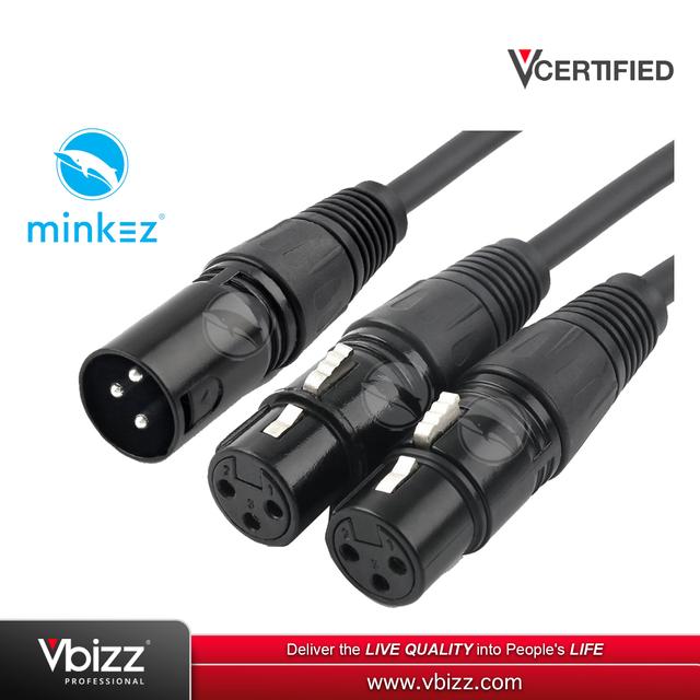 product-image-Minkez 0.5M XLRM2F 1xMale to 2xFemale XLR Cable