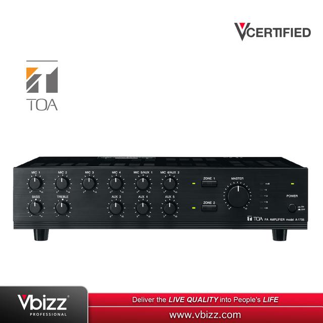 product-image-TOA A1706 60W Mixer Amplifier
