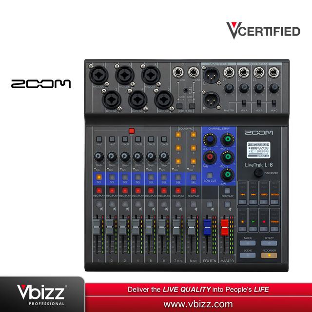 product-image-ZOOM L8 8 Channel Digital Mixer Recorder